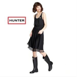 𝅺HUNTER Mesh Midi Dress With Drawstring Waist L/XL
